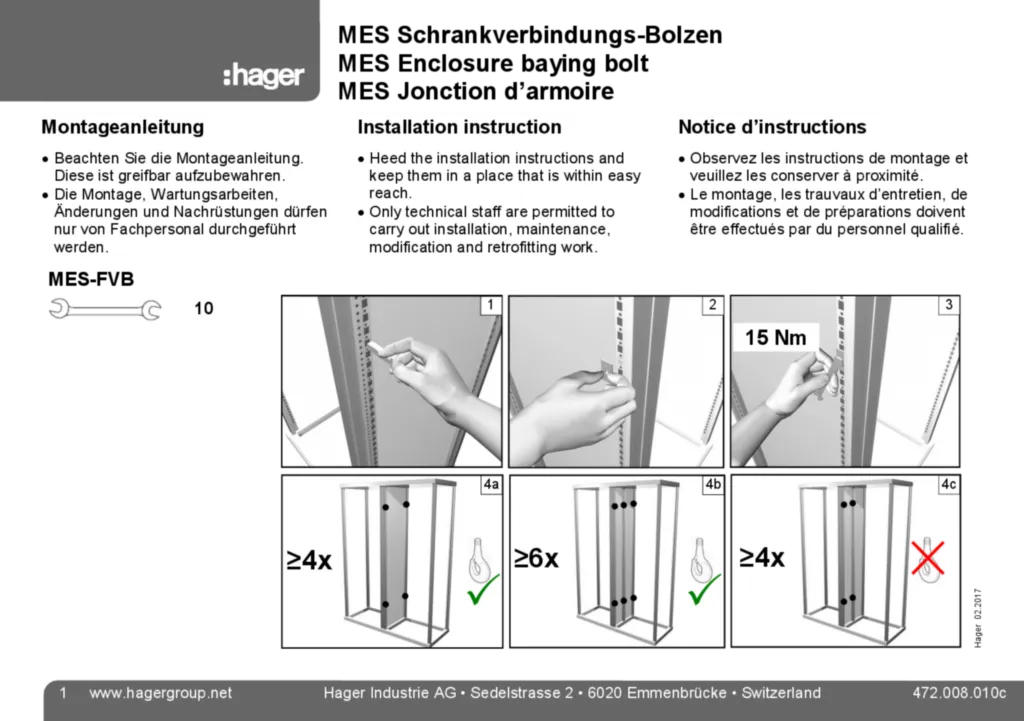 Bild Bedienungsanleitung de-CH, en-GB, fr-CH 2017-02-22 | Hager Schweiz