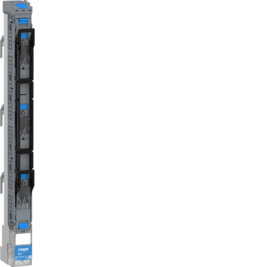 LV8SG00HSTPSUS - FV+ rozłącznik bezp.listw. NH00 3P 160A 690VAC EKW szyny 185mm zac.M8 wsp.pod.