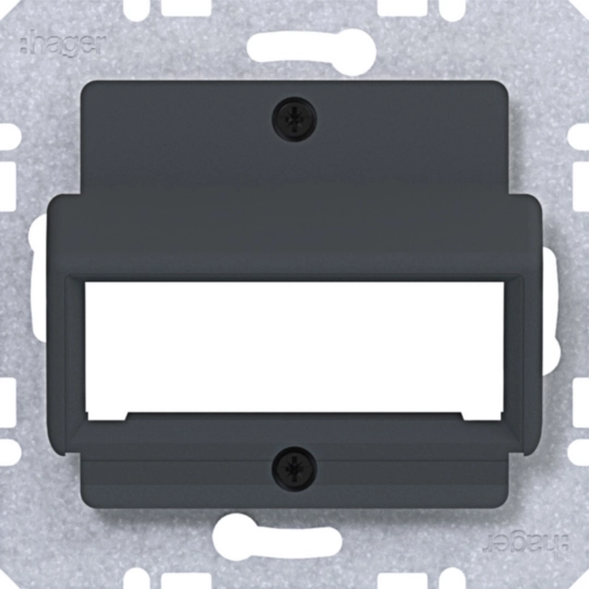 WAF2163AT - Zentralplatte für Reichle&amp;De-Massari Einzelmodule,A.x/C.x, anthr mt la
