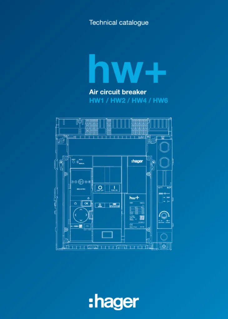 Image Technical catalogue ACB hw+ SG  | Hager