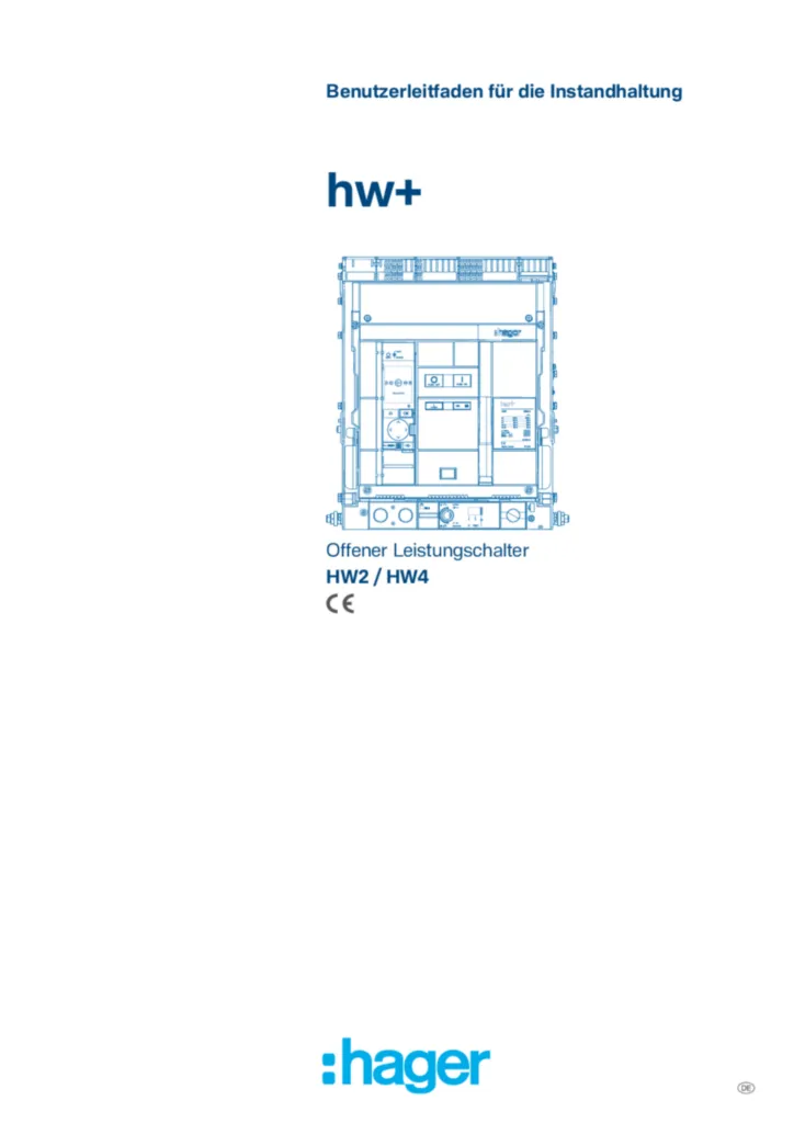 Bild Benutzerleitfaden für die Instandhaltung | Hager Deutschland