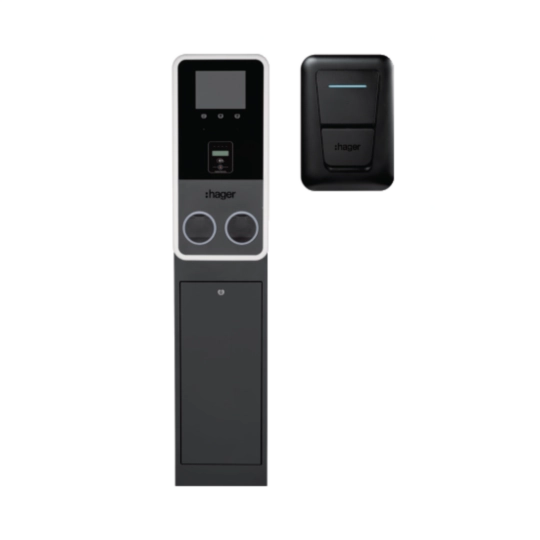 Lade­sta­ti­onen Ladein­fra­s­truktur | Hager DE