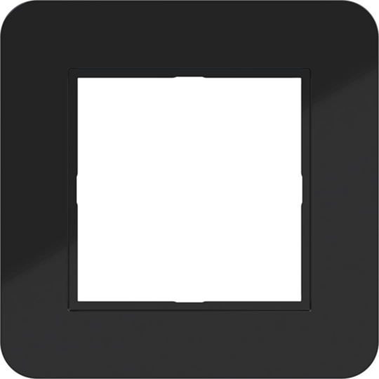 WAD9120BG - Cornice LED di finitura 1-posto, C.8, nero lucido