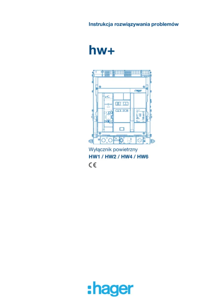 Zdjęcie PL_6LE009769A_Instrukcja rozwiazywania problemów_Wyłacznik powietrzny_HW1-HW2-HW4-HW6 | Hager Polska