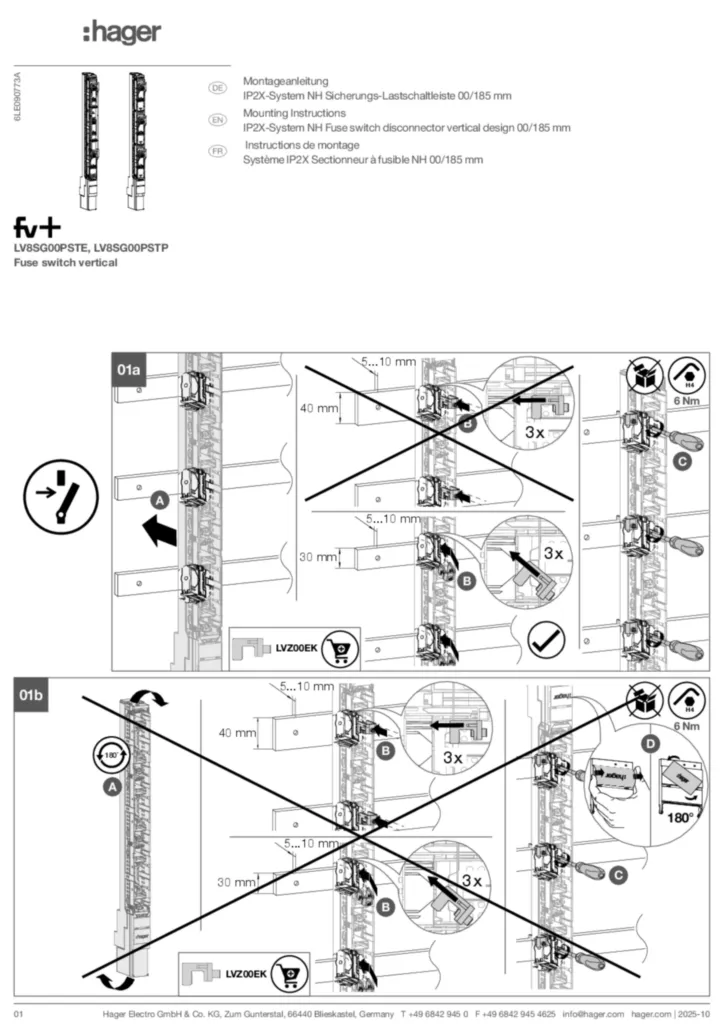 Bild Montageanleitung International 2025-10-24 | Hager Deutschland