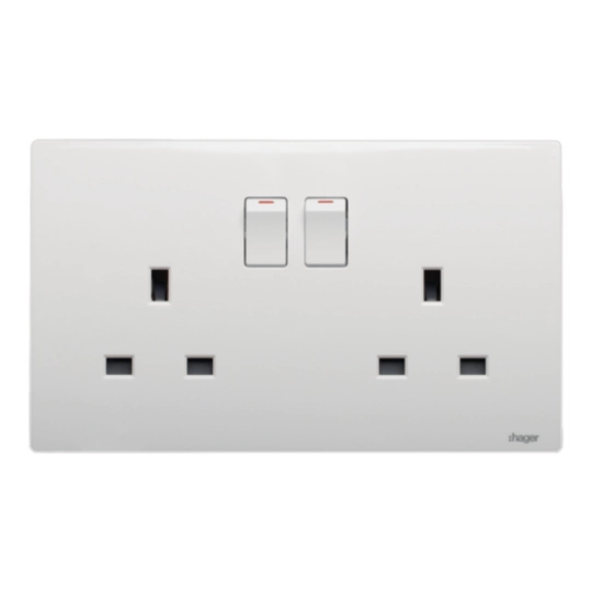 WGFS213S - 13A TWIN SWITCHED SOCKET