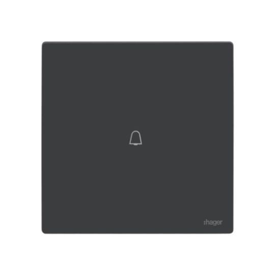 WGFL111BKB - 10A 1G BELL SWITCH,KNIGHT BLACK