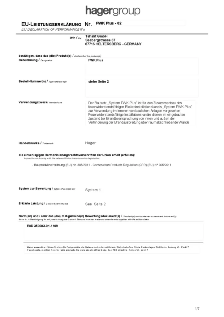 Bild Leistungserklärung en-GB 2025-11-28 | Hager Deutschland