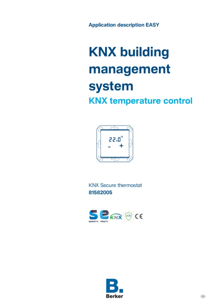Bild Application guide EASY KNX Secure 81582005 (EN) | Hager Deutschland