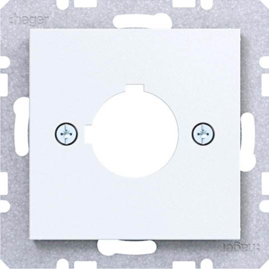 WAF1172WM - Zentralstück für Melde- u. Befehlsger. Ø 22,5mm, A.x/C.x, liweiß matt