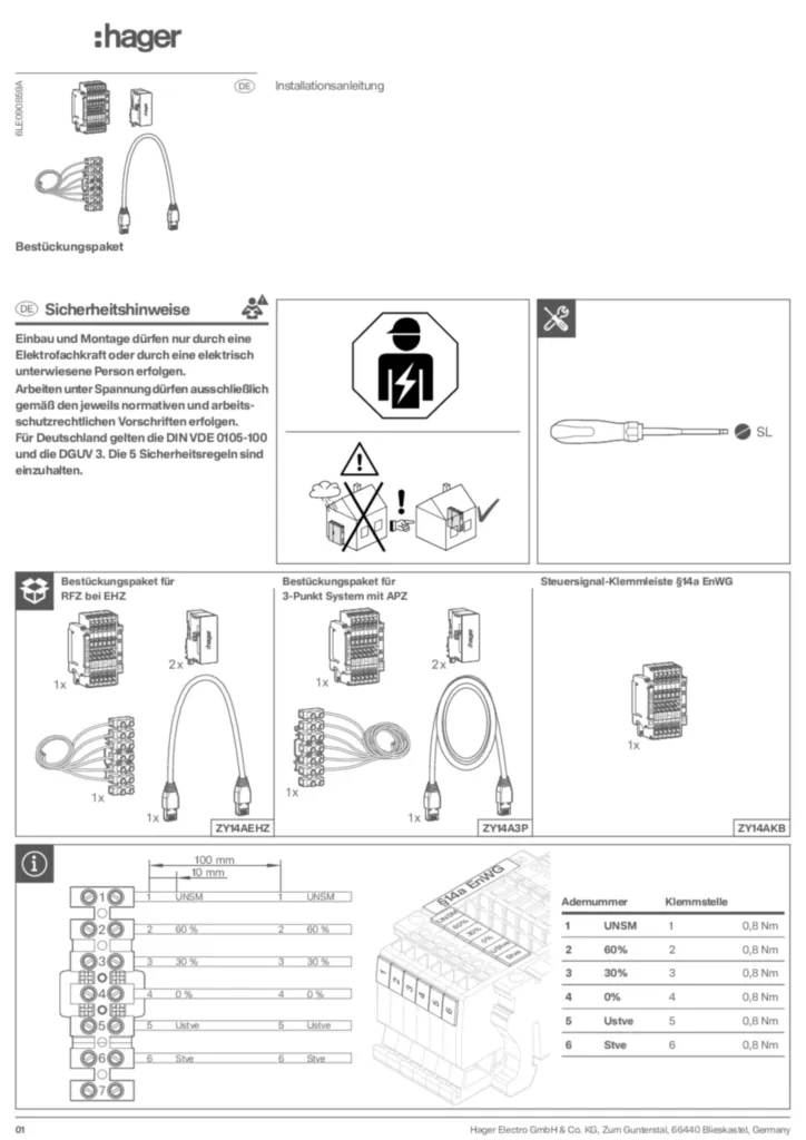 Bild Montageanleitung de-DE 2025-12-12 | Hager Deutschland