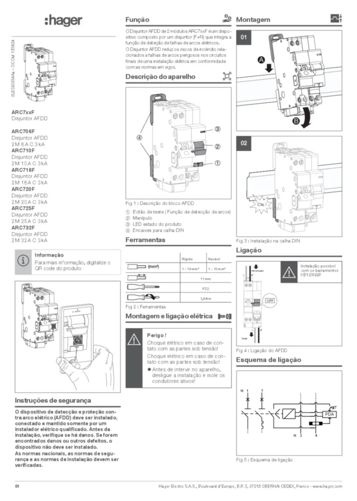 Imagem Manual de instruções pt-PT 2025-12-17 | Hager Portugal