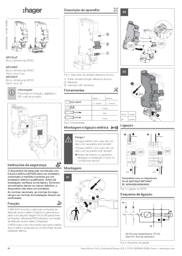 Imagem Manual de instruções pt-PT 2025-12-17 | Hager Portugal