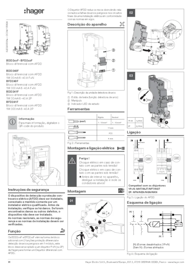 Imagem Manual de instruções pt-PT 2025-12-17 | Hager Portugal