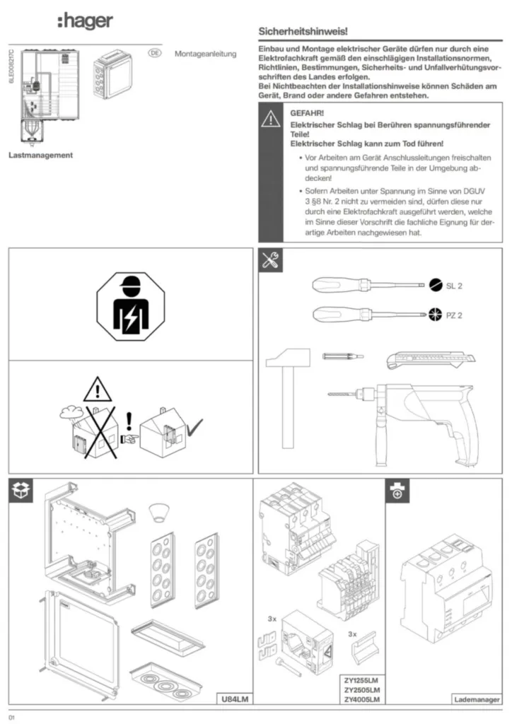 Bild Montageanleitung de-DE 2026-03-25 | Hager Deutschland