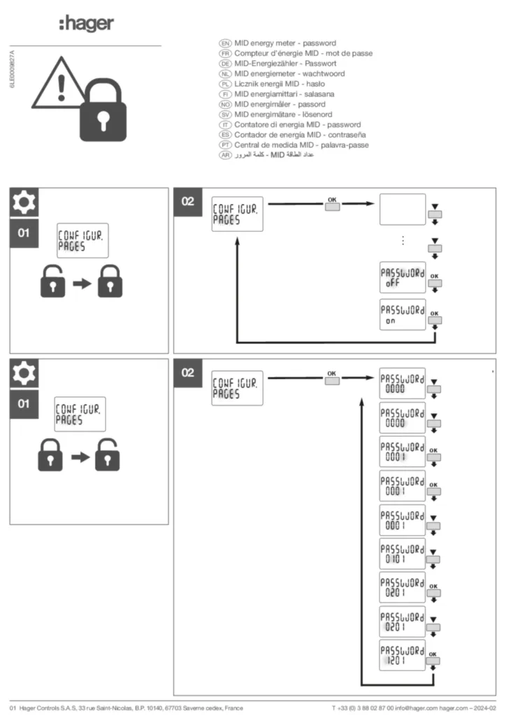 Imagem Manual de instruções International 2024-02-21 | Hager Portugal
