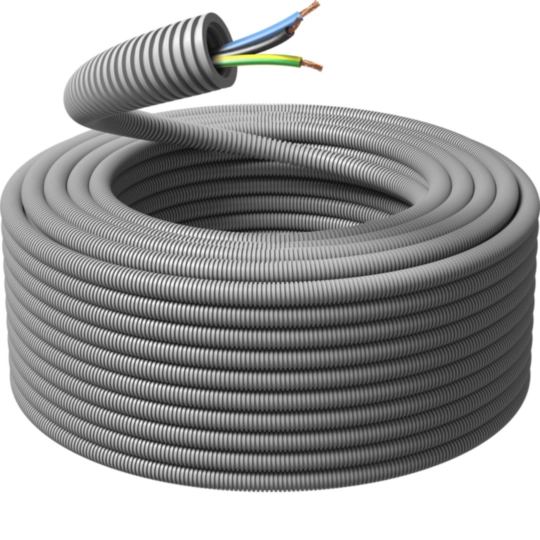 A1KS15BNT - Tubo ICTA16 preinfilato energia FS17 3x1,5 BLU-NERO-GIALLO/VERDE