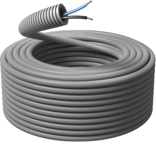 A1KG15BN - Tubo ICTA16 preinfilato energia FG17 2x1,5 BLU-NERO