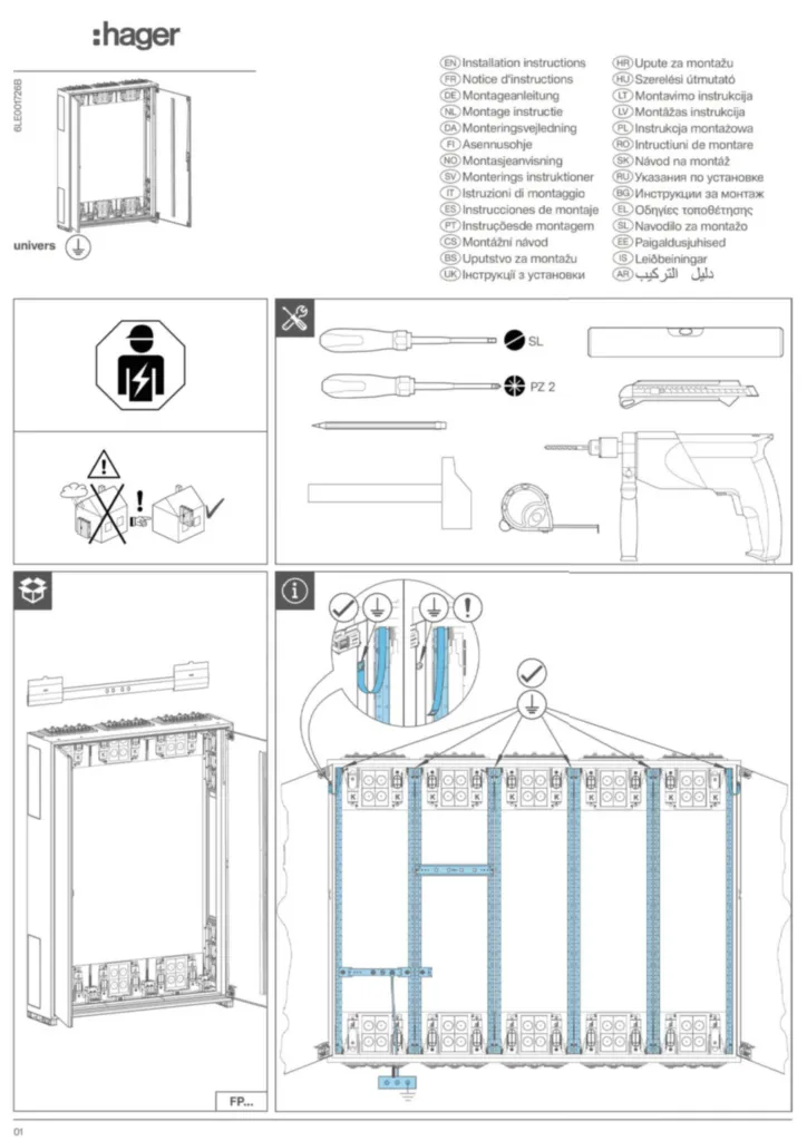 Zdjęcie Instrukcja montażu International 2026-03-25 | Hager Polska