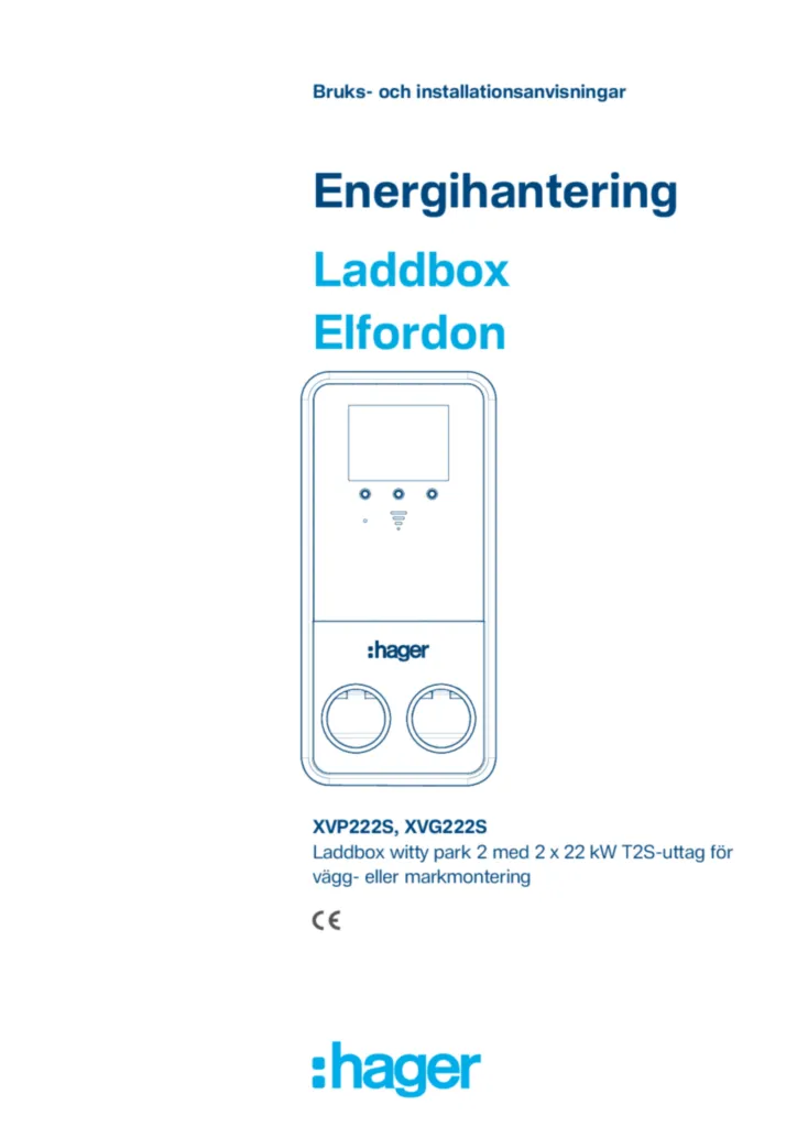Bild Installationshandbok sv-SE 2026-02-10 | Hager Sverige