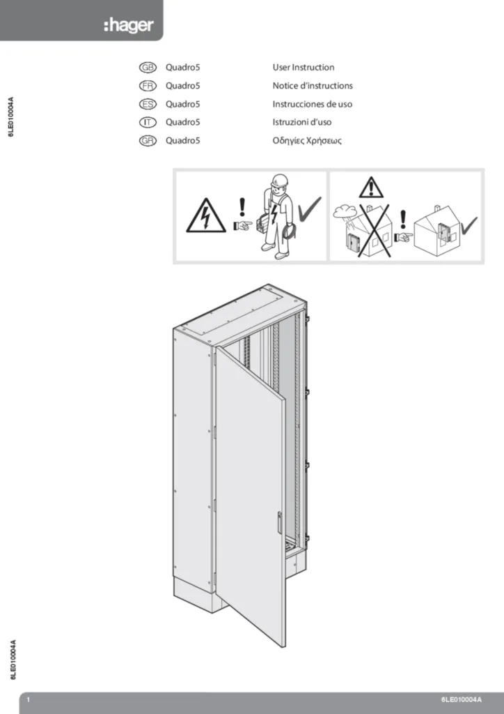 Imagen Manual de instrucciones en-GB, fr-FR, es-ES, it-IT, el-GR 2026-02-06 | Hager España