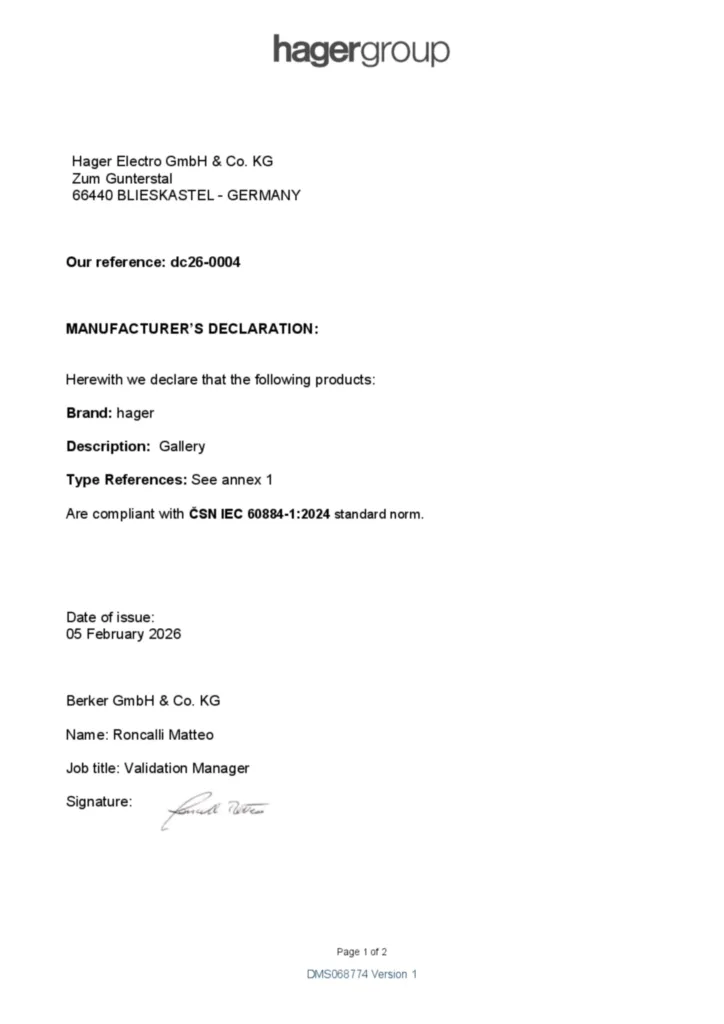 Image Déclaration de performance en-GB 2026-02-05 | Hager Afrique