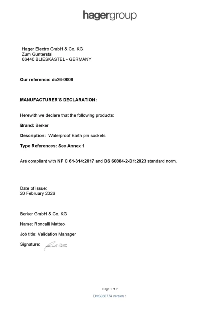 Bild Leistungserklärung en-GB 2026-02-20 | Hager Deutschland