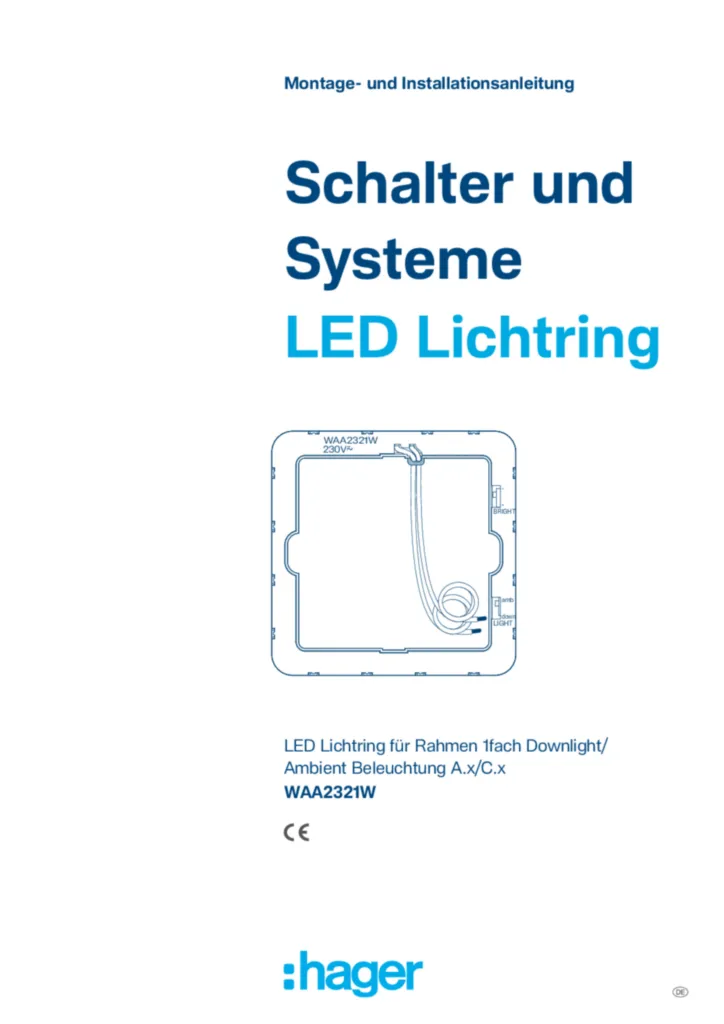 Bild Montageanleitung de-DE 2026-02-17 | Hager Deutschland