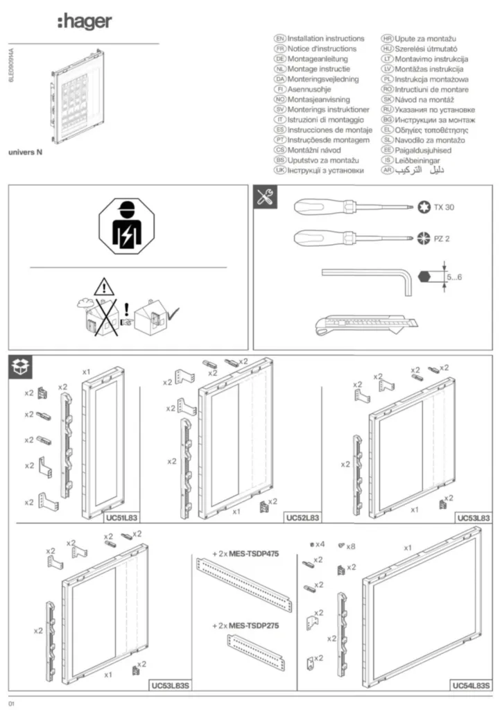 Bild Bedienungsanleitung International 2026-03-03 | Hager Deutschland
