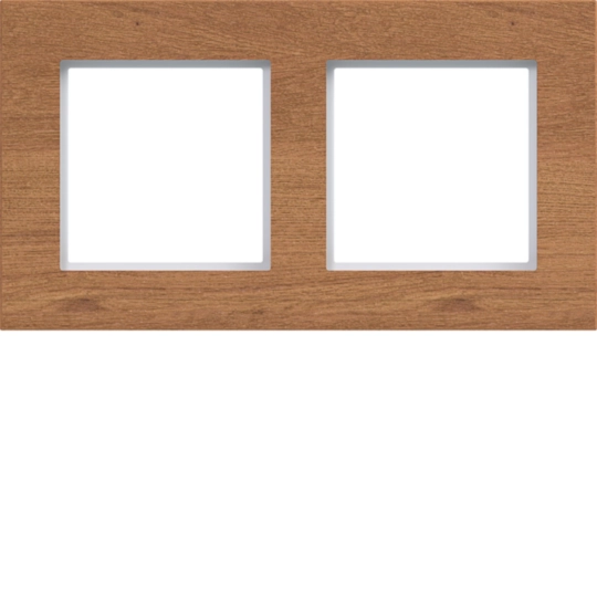WAD8200X14H - Afdekraam 2-voudig horizontaal - A.8, natural wood, eikenhout