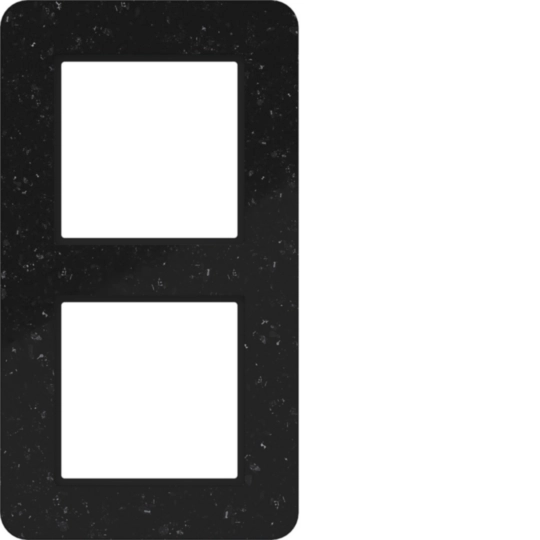 WAD9200X09 - Rahmen 2fach, C.8, ink stone, schwarzer Marmor