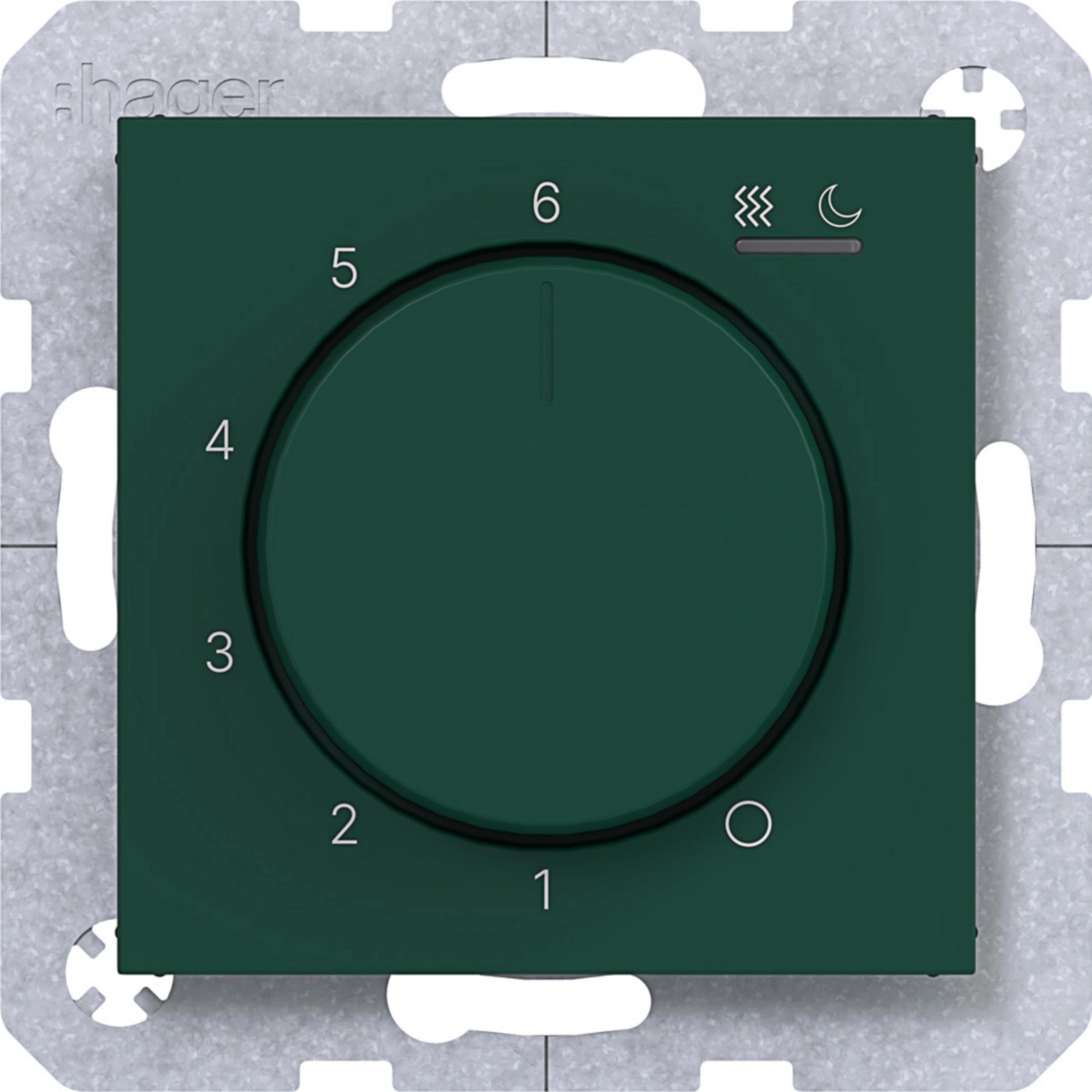 Temp.regler 230V/16A H/Kühl Ax/Cx jade • WAN5010C07 | Hager