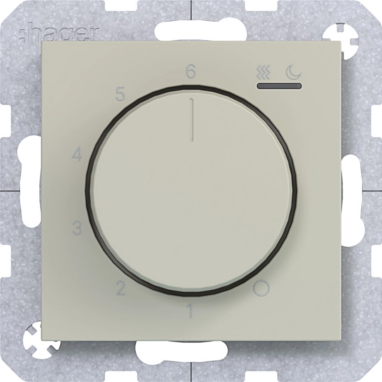 WAN5010C15 - A.x/C.x - Termóstato ambiente para aquecimento, pebble, mate