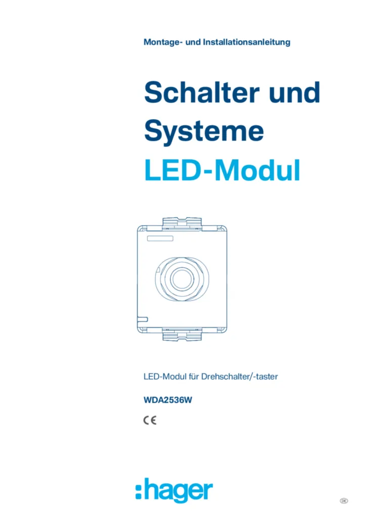 Bild Montageanleitung de-DE 2026-03-02 | Hager Deutschland