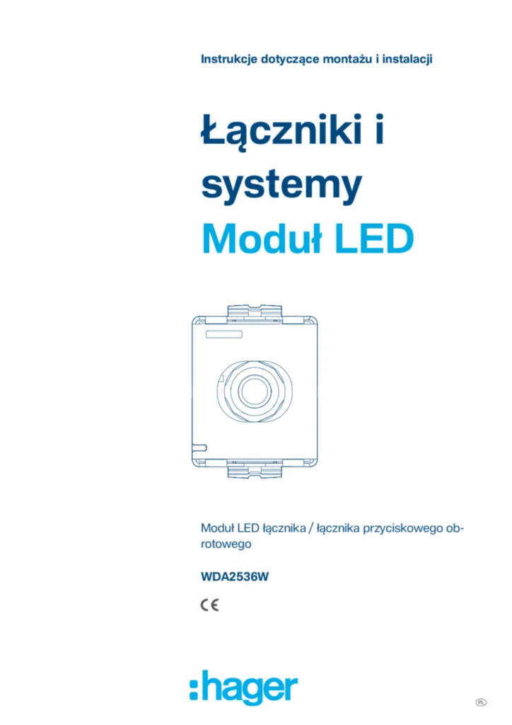 Zdjęcie Instrukcja montażu pl-PL 2026-03-02 | Hager Polska