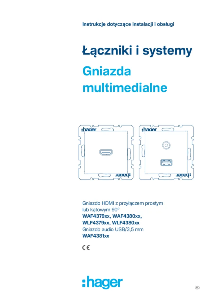 Zdjęcie Dane techniczne — Instrukcja obsługi pl-PL 2026-03-10 | Hager Polska
