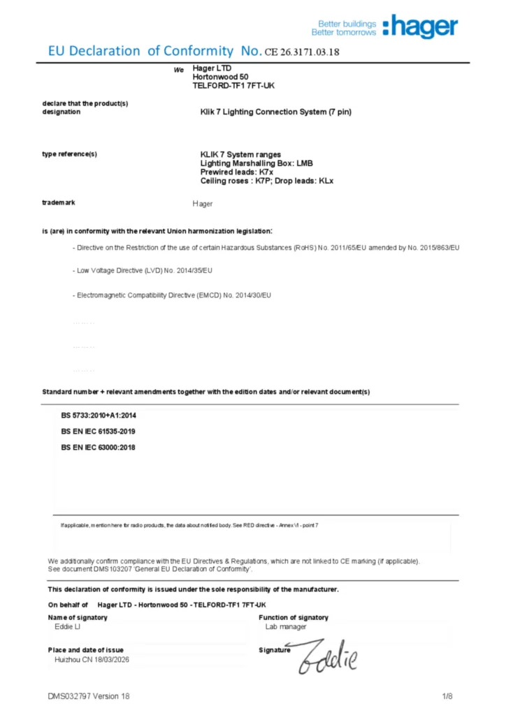Image Declaration of conformity en-GB 2026-03-20  | Hager