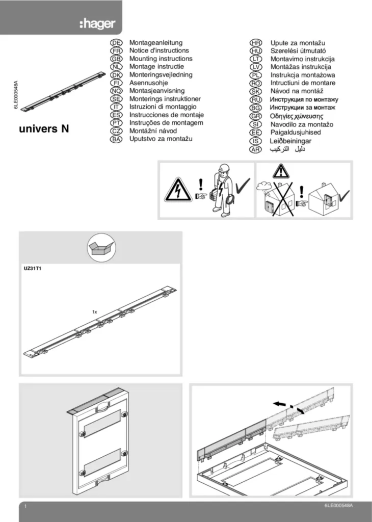 Afbeelding Installatiehandleiding International 2014-05-02 | Hager Nederland