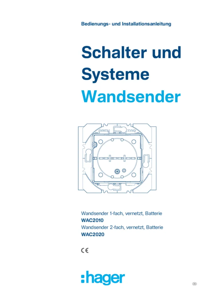 Bild Montageanleitung de-DE 2026-03-24 | Hager Deutschland