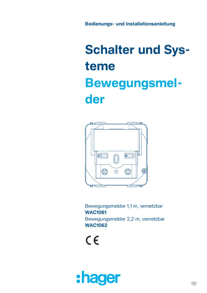 Bild Montageanleitung de-DE 2026-03-25 | Hager Deutschland