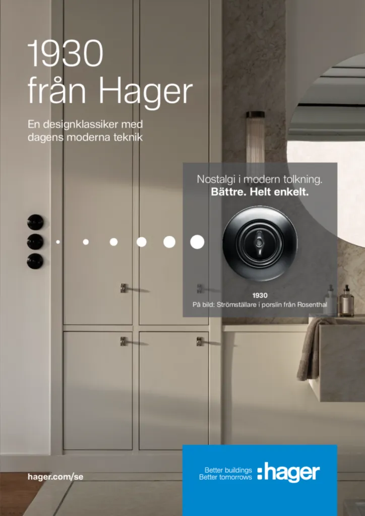 Bild 1930 | Hager Sverige
