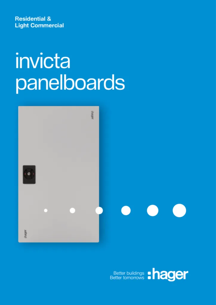 Image Hager - invicta Panelboard Brochure  | Hager Australia