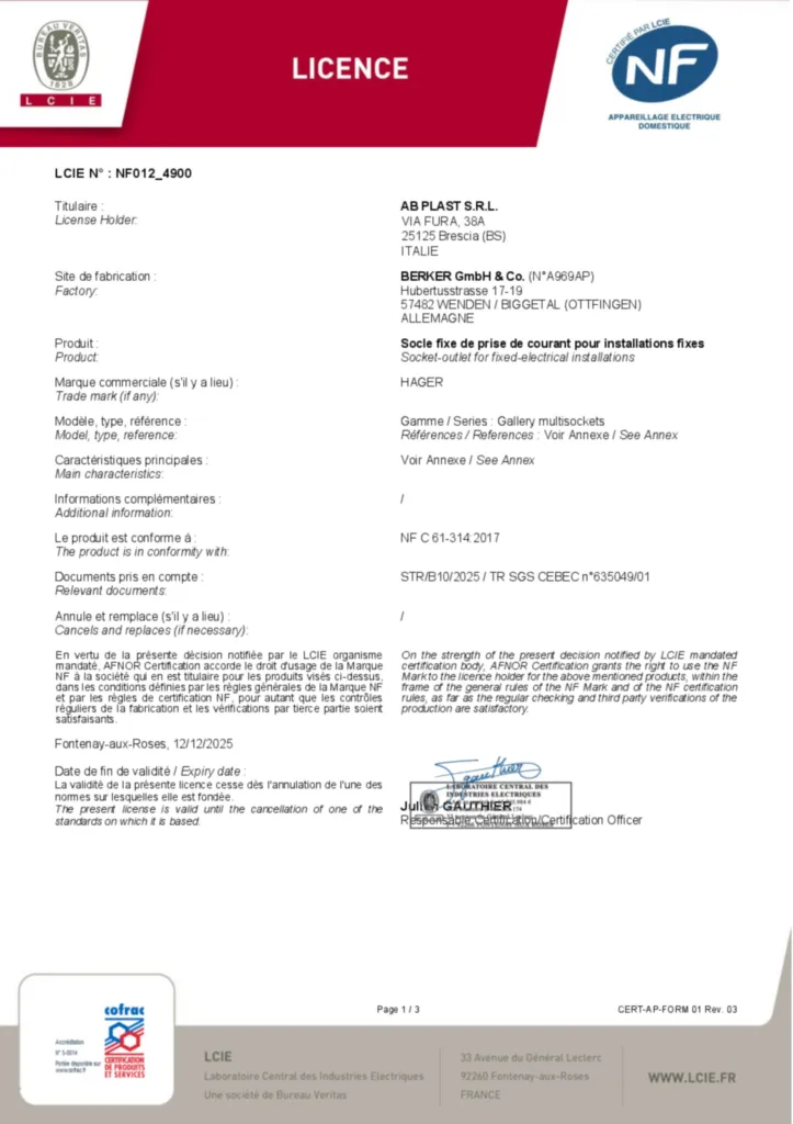 Zdjęcie Licencja na produkt en-GB 2025-12-12 | Hager Polska