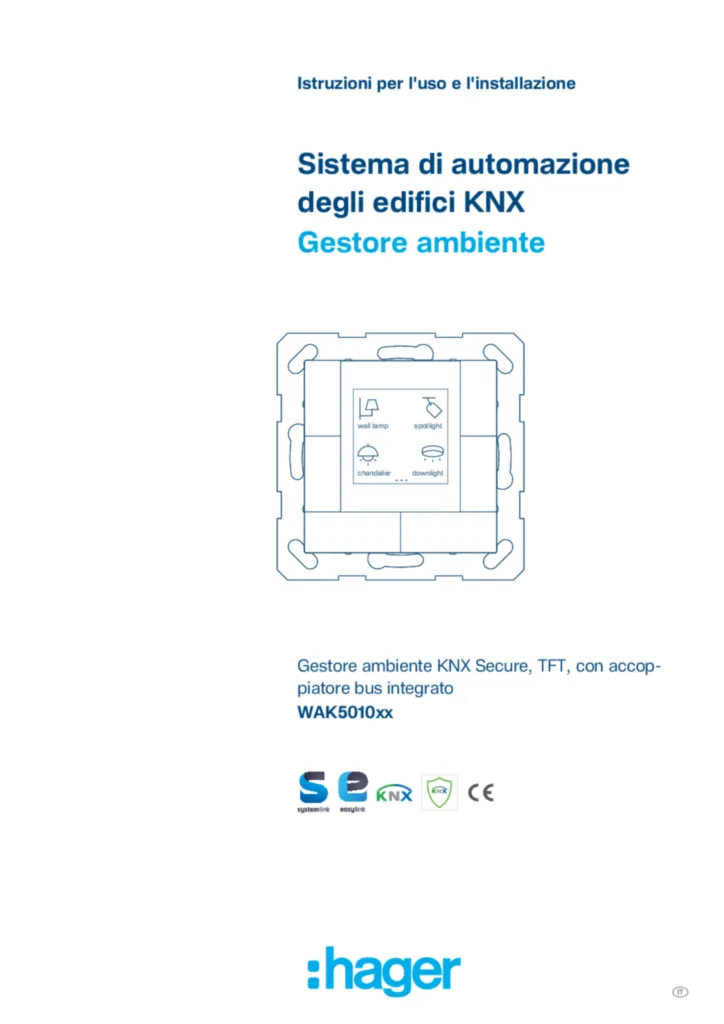 Immagine Manuale di installazione it-IT 2026-04-28 | Hager Italia