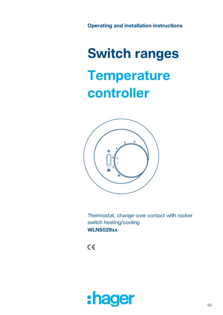 Immagine Manuale di installazione en-GB 2026-04-29 | Hager Italia