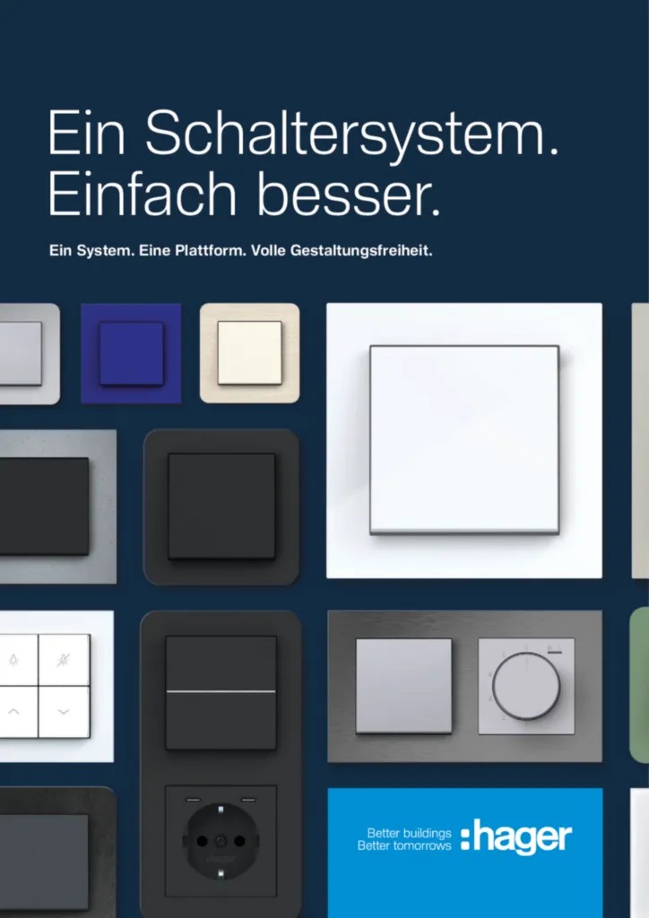 Bild Ein Schal­ter­system. Einfach besser. | Hager Deutschland