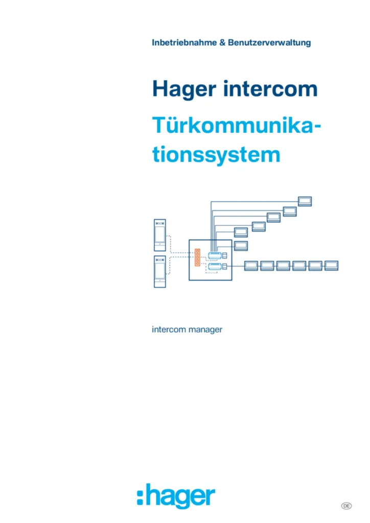 Bild Hager intercom - Inbe­trieb­nahme und Benut­zer­ver­wal­tung | Hager Deutschland