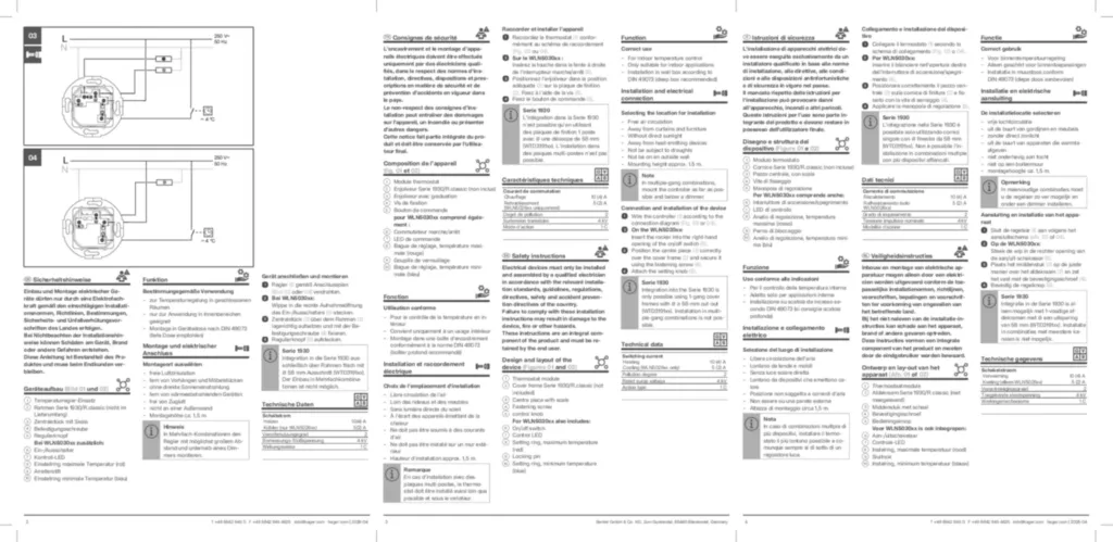 Immagine Manuale di istruzioni en-GB, de-DE, fr-FR, nl-NL, it-IT, pl-PL, pt-PT, sv-SE, es-ES 2026-05-18 | Hager Italia