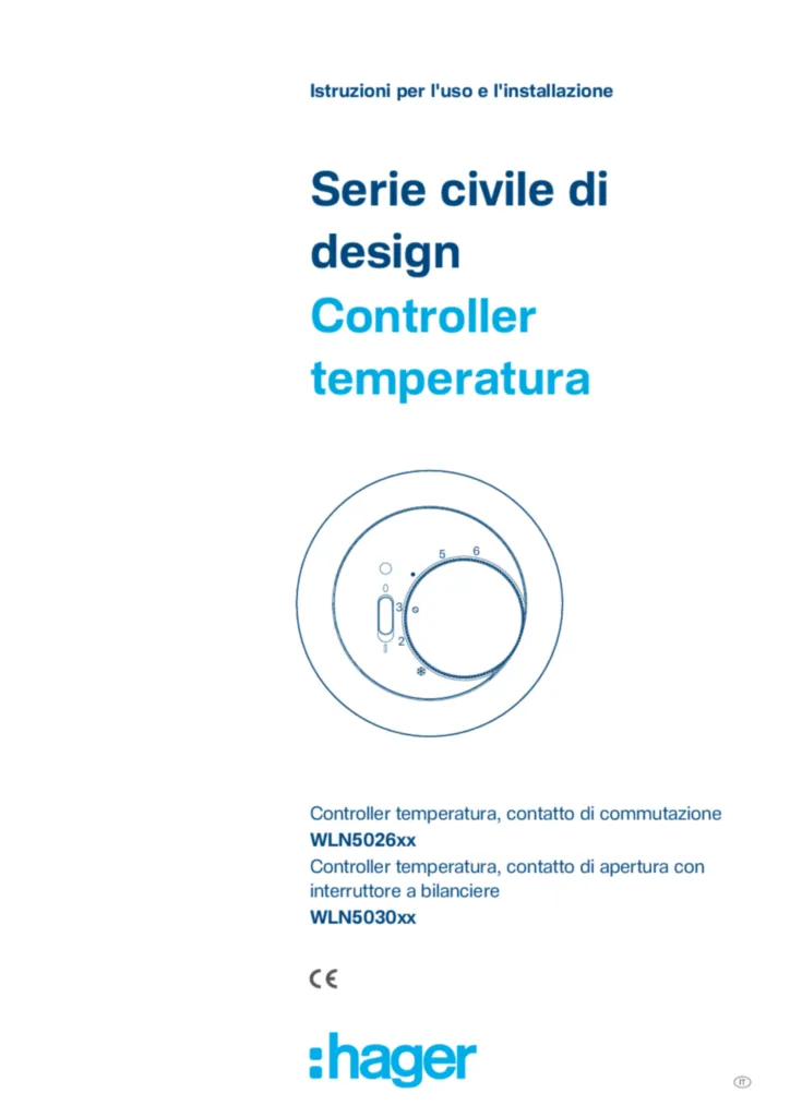 Immagine Manuale di installazione it-IT 2026-05-18 | Hager Italia