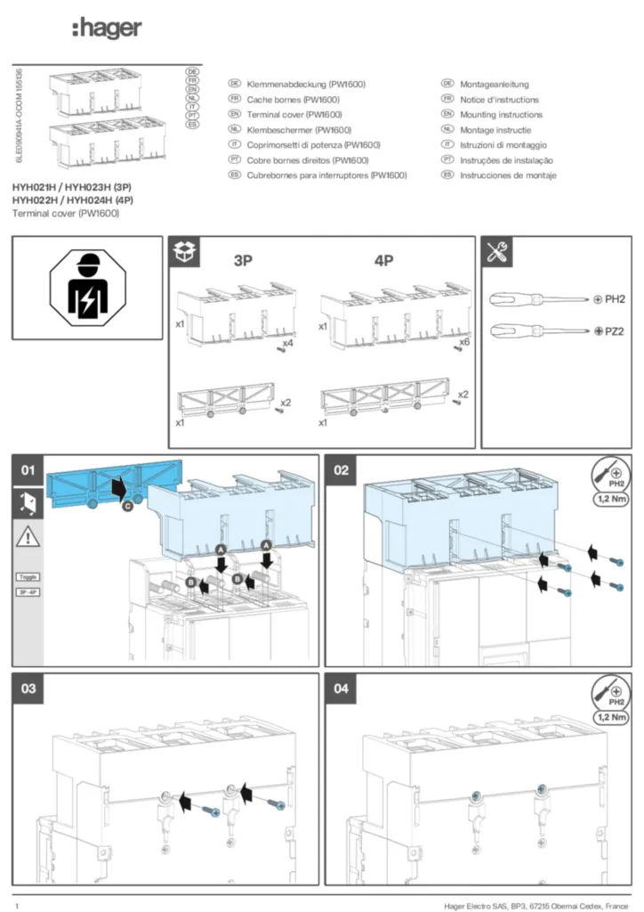 Image Instruction manual de-DE, en-GB, fr-FR, nl-NL, it-IT, pt-PT, es-ES 2026-05-19  | Hager Australia